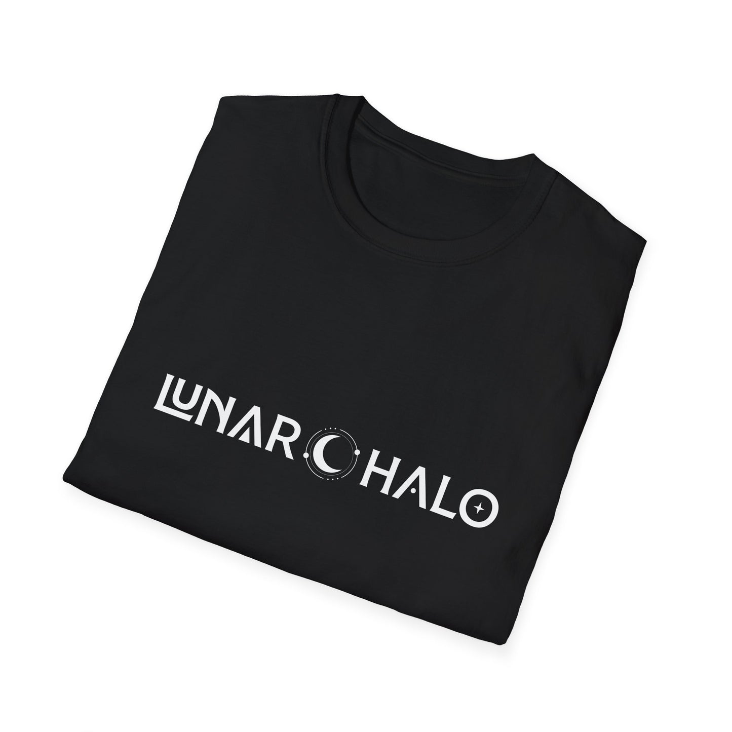Lunar Halo Moon Logo T-Shirt | Crescent Moon Graphic Tee