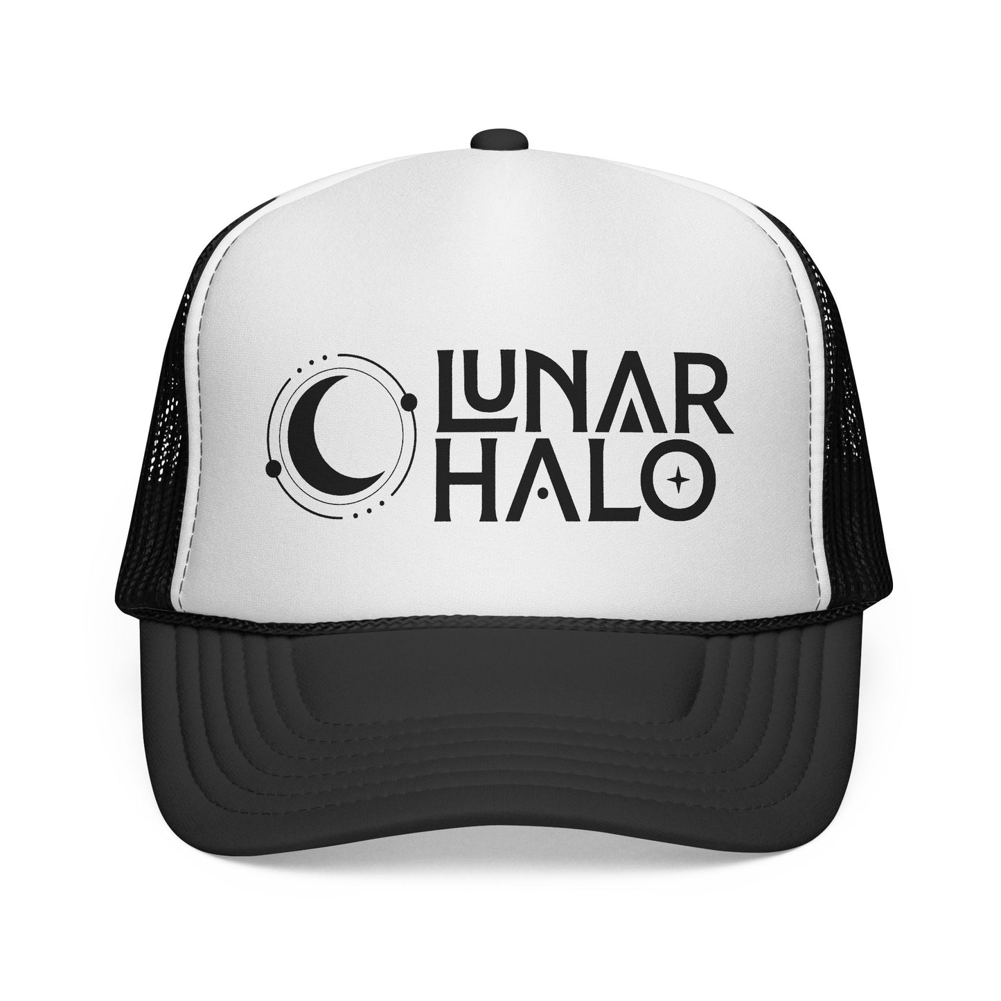 Lunar Halo Trucker Cap | Moon Logo Mesh Hat