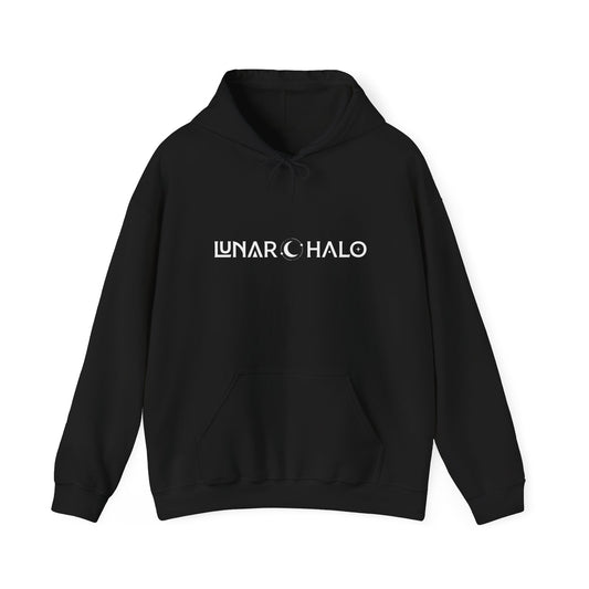 Lunar Halo moon graphic Hoodie | Crescent moon back print hoodie