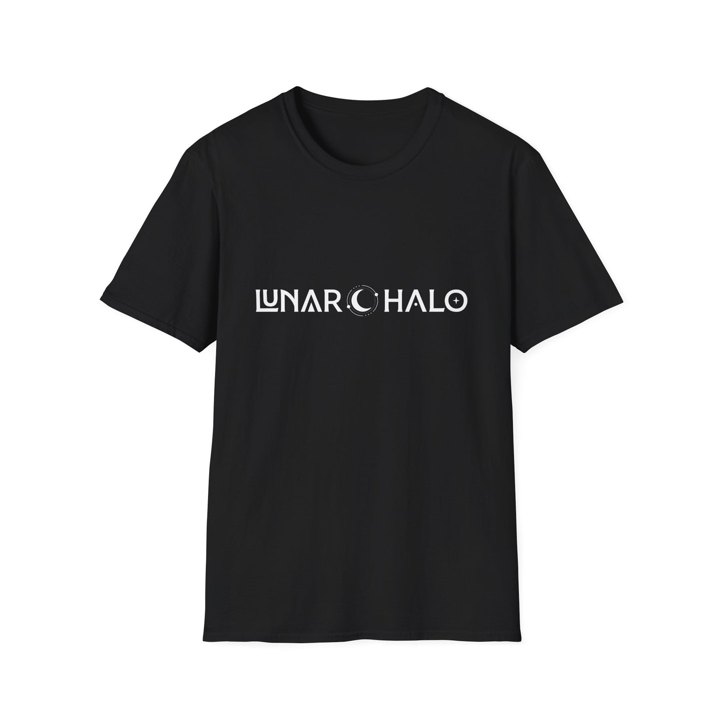 Lunar Halo Moon Logo T-Shirt | Crescent Moon Graphic Tee
