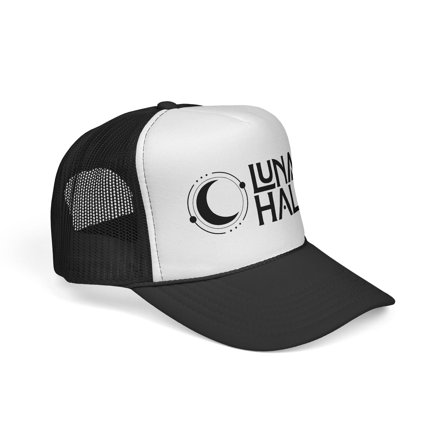 Lunar Halo Trucker Cap | Moon Logo Mesh Hat