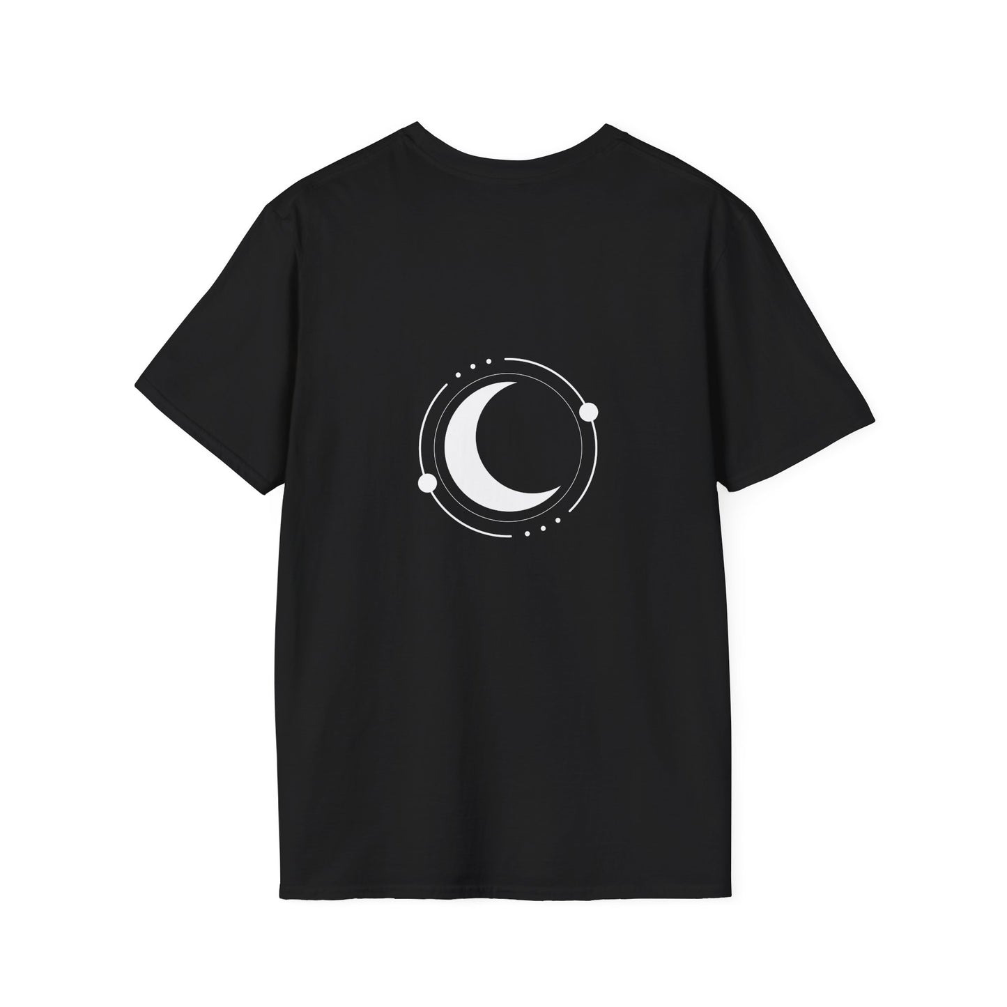 Lunar Halo Moon Logo T-Shirt | Crescent Moon Graphic Tee